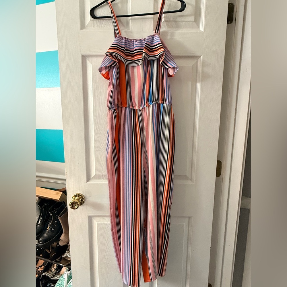 Colorful Striped Romper